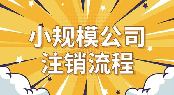 信阳小规模公司怎么注销